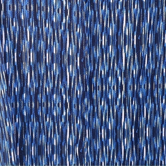 Liverpool Los Angeles Abstract‎ Print Camp Shirt in Linear Abst Prnt Sz S NWT - Picture 7 of 13